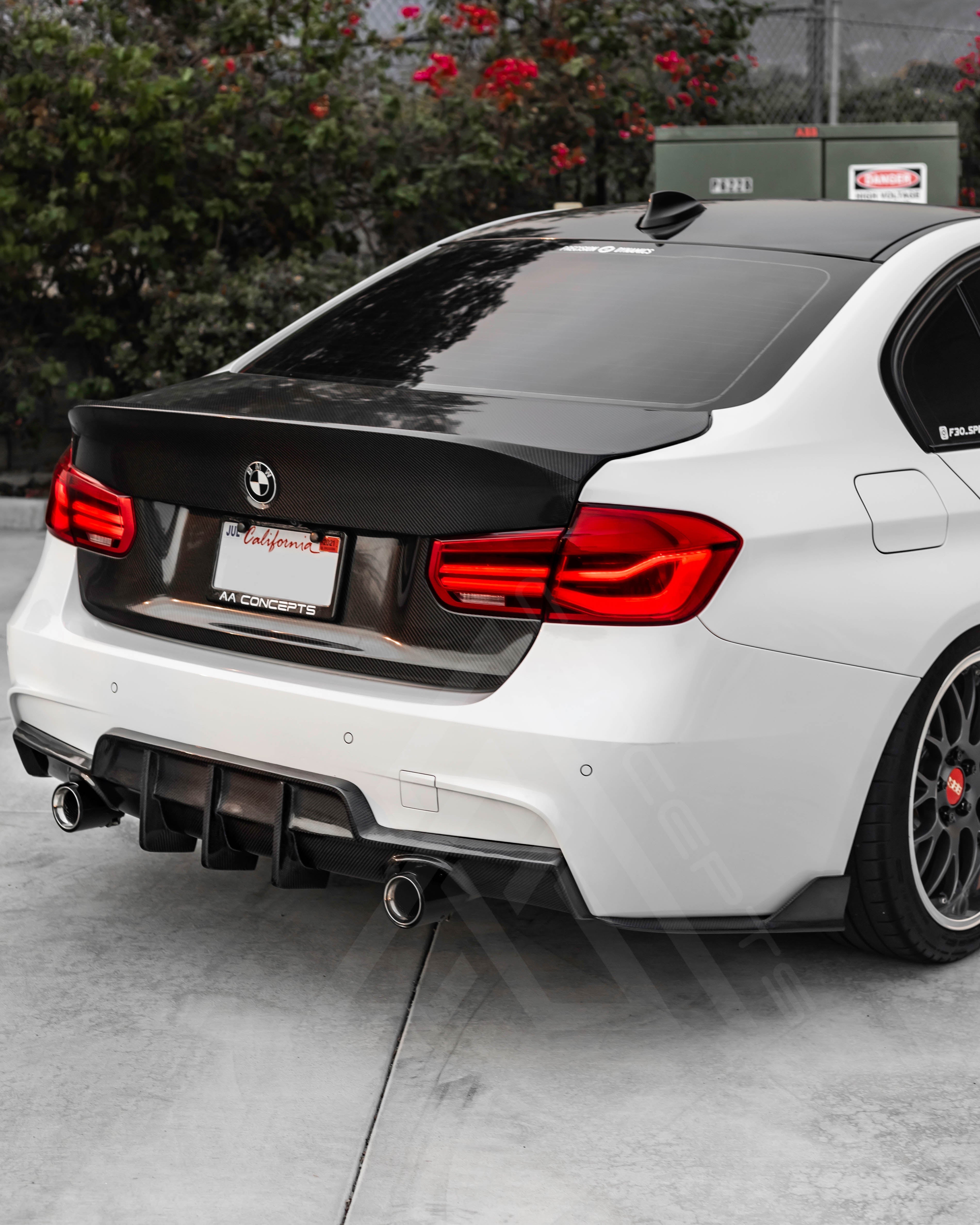 Signature Series Carbon Fiber Rear Diffuser – BMW F30 3 Series | Eterna Motorworks