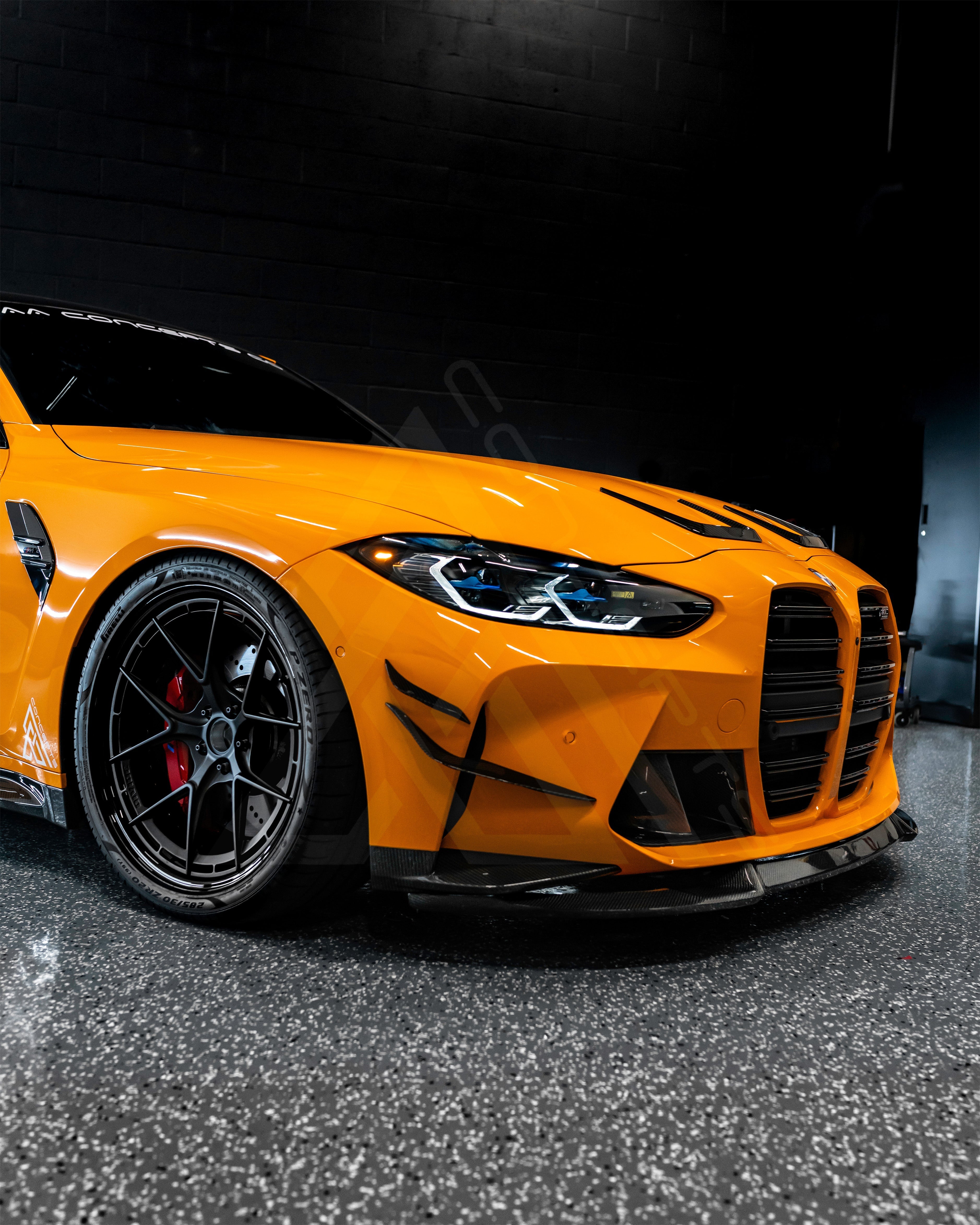 Carbon Fiber Front Splitters – BMW G80 M3 / G82 M4 / G83 M4 | Eterna Motorworks