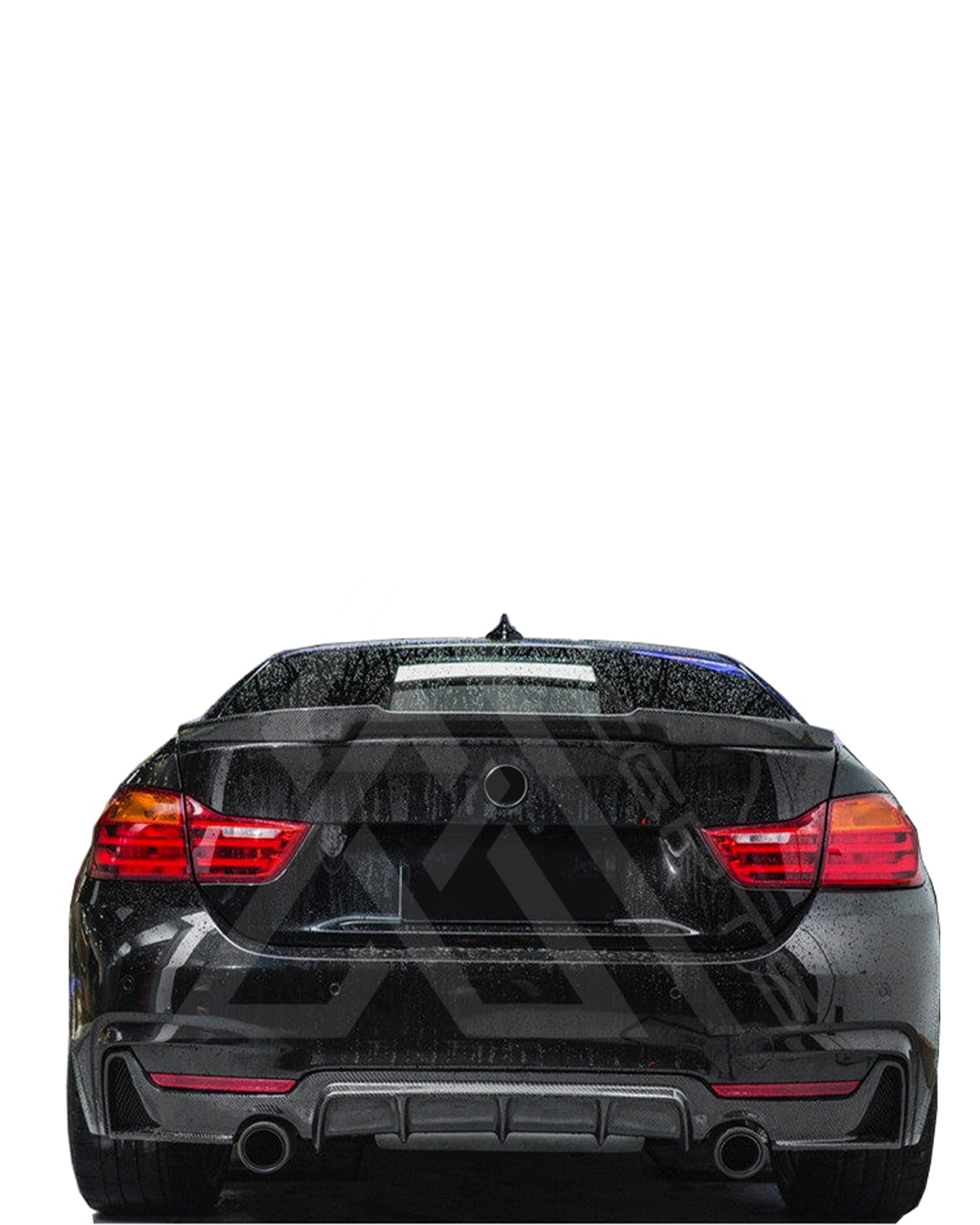 M Performance Style Carbon Fiber Rear Dual Diffuser – BMW F32 4 Series | Eterna Motorworks