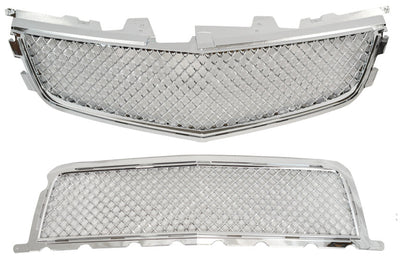 2008-2013 Cadillac CTS-V Style Front Bumper w/ Front Grille with FOG Lights