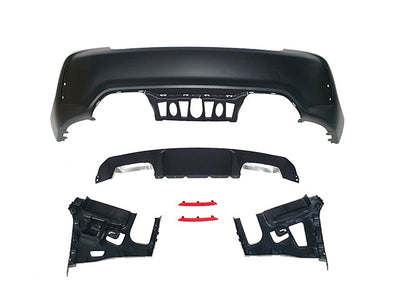 2014-2018 BMW F22/F23 M2 Style Rear Bumper w/o PDC Holes