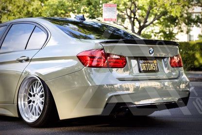 F30 F80 M3 Carbon Fiber Extended Kick Trunk Lip