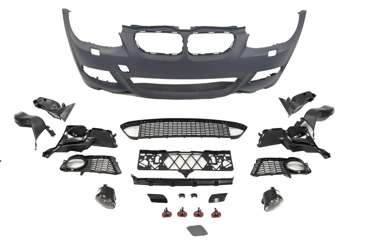 2007-2010 PRE-LCI, 2011-2013 LCI BMW E92, E93 M Sport Front Bumper W/ Fog Lamps