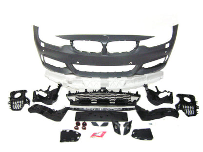 2013-2016 BMW F32 4-Series MTECH MSPORT Style Front Bumper Fog Type