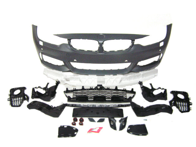 2013-2016 BMW F32 4-Series MTECH MSPORT Style Front Bumper Fog Type