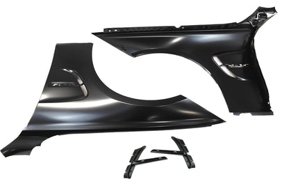 2012-2018 BMW F30 M3 Style Steel Fenders w/ Side Vent