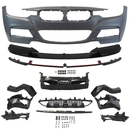 2012-2018 BMW F30 Performance Style Front Bumper W/ Fog Lamps