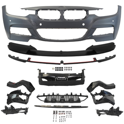 2012-2018 BMW F30 Performance Style Front Bumper W/ Fog Lamps