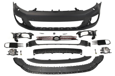 2010-2014 VolksWagen MK6 Golf GTI Look Front Bumper with Grille