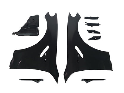 2017-2020 BMW G30/G31 M5 Style Steel Fenders W/ Black Side Vent W/ Water Tank