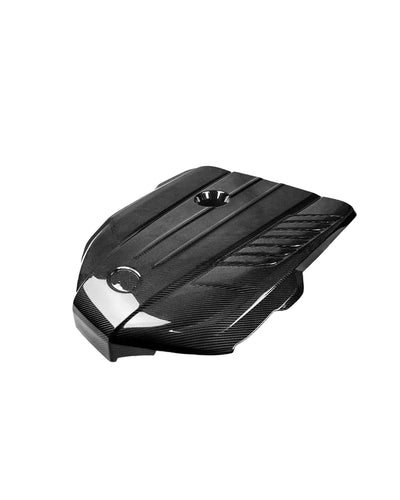 Prepreg Dry Carbon Fiber Engine Cover – Toyota Supra A90 / A91 MK5