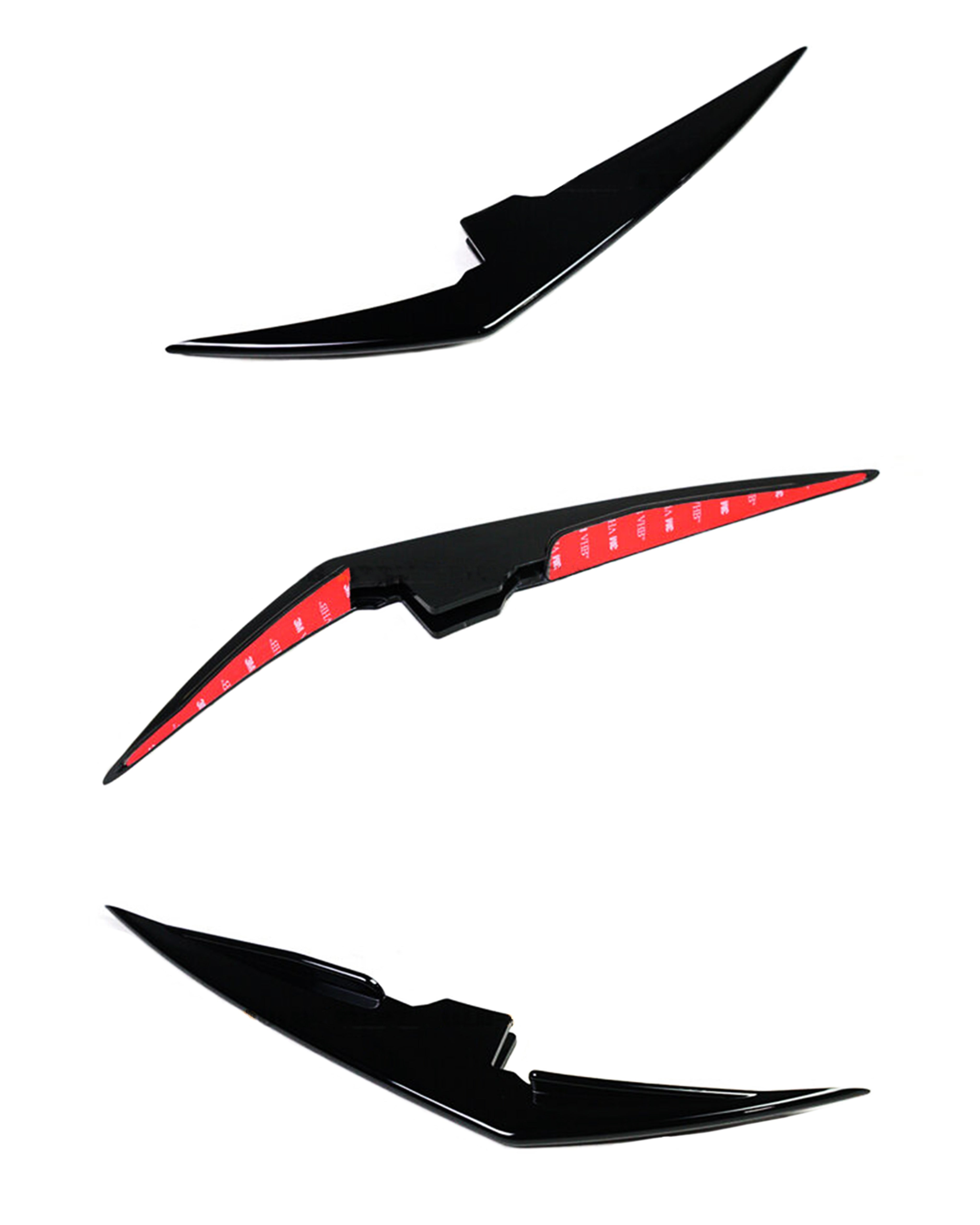 Gloss Black Front Bumper Canard Set – BMW G20 330i / M340i