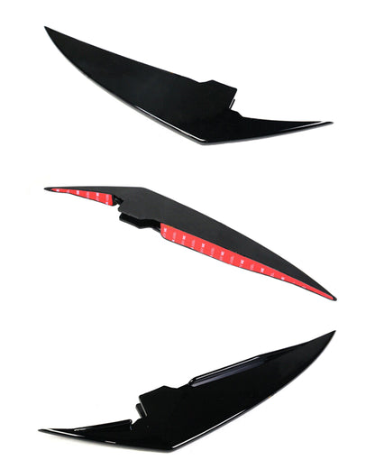 Gloss Black Front Bumper Canard Set – BMW G20 330i / M340i