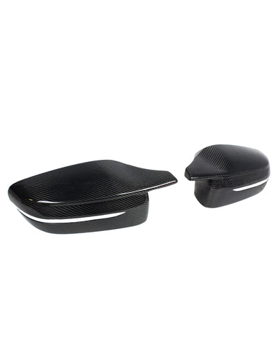 Carbon Fiber M Style Overlay Mirror Caps – BMW G20 M340I / G30 3 Series & G14 / G15 / G16 / G22 / G23