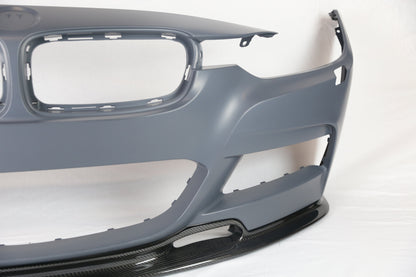 BMW F30 M Sport Style Bumper + Carbon Front Lip