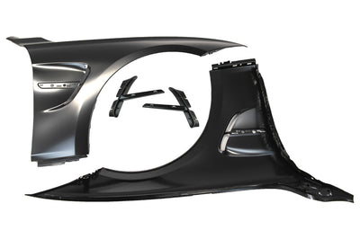 2012-2018 BMW F30 M3 Style Steel Fenders w/ Side Vent