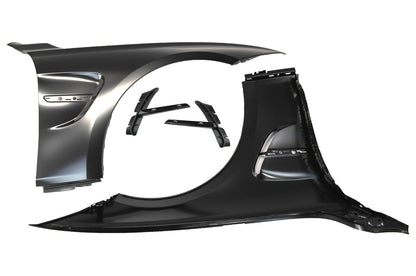 2012-2018 BMW F30 M3 Style Steel Fenders w/ Side Vent
