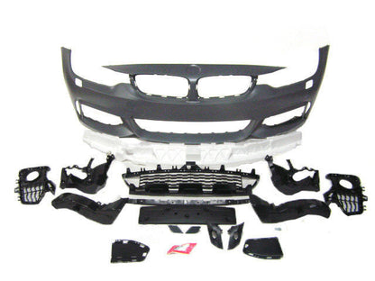 2013-2016 BMW F32 4-Series MTECH MSPORT Style Front Bumper Fog Type