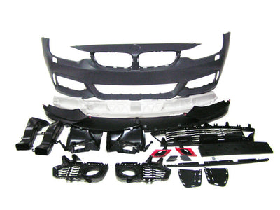 2014-2020 BMW F32 4-Series Performance Style Front Bumper Fog Type
