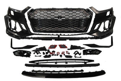 2017-2019 Audi A5 B9 RS5 Style Front Bumper W/ Black Front Grille