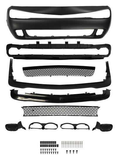 2015-2023 Dodge Challenger SRT Hellcat Style Front Bumper W/ LIP