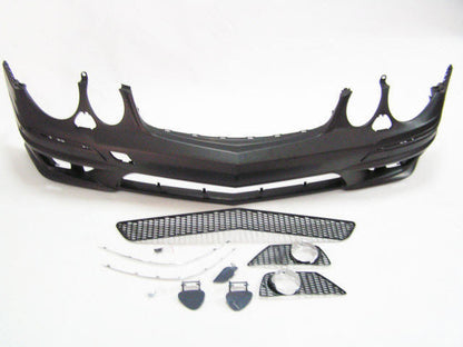 2007-2009 Mercedes Benz E Class W211 E63 Style Front Bumper W/O PDC W/ Fog Lamps