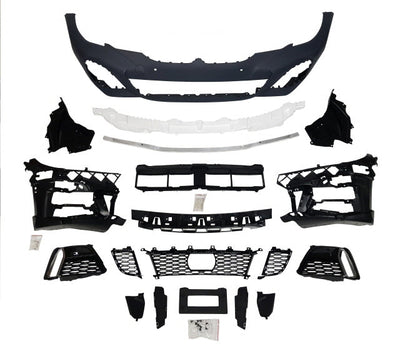 2019-2022 PRE-LCI  BMW G20 M-Performance Style Front Bumper W/ 4PDC holes
