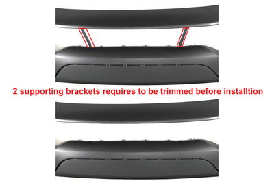2015-2023 Dodge Charger SRT-8 Hellcat Style Front Bumper w/ Air Cover