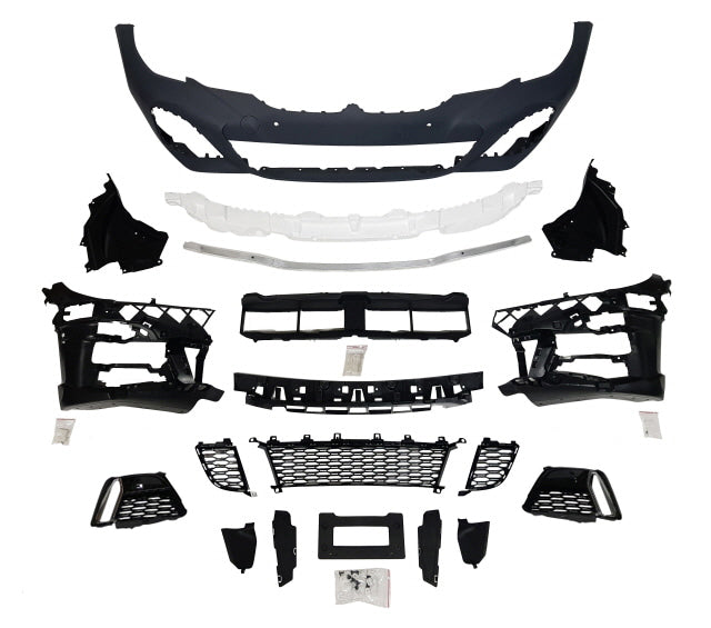 2019-2022 PRE-LCI BMW G20 M340i Style Front Bumper W/ 4PDC holes