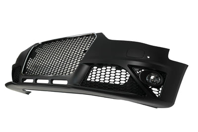 2013-2016 B8.5 Audi A4, RS4 Style Front Bumper W/ Chrome Grille