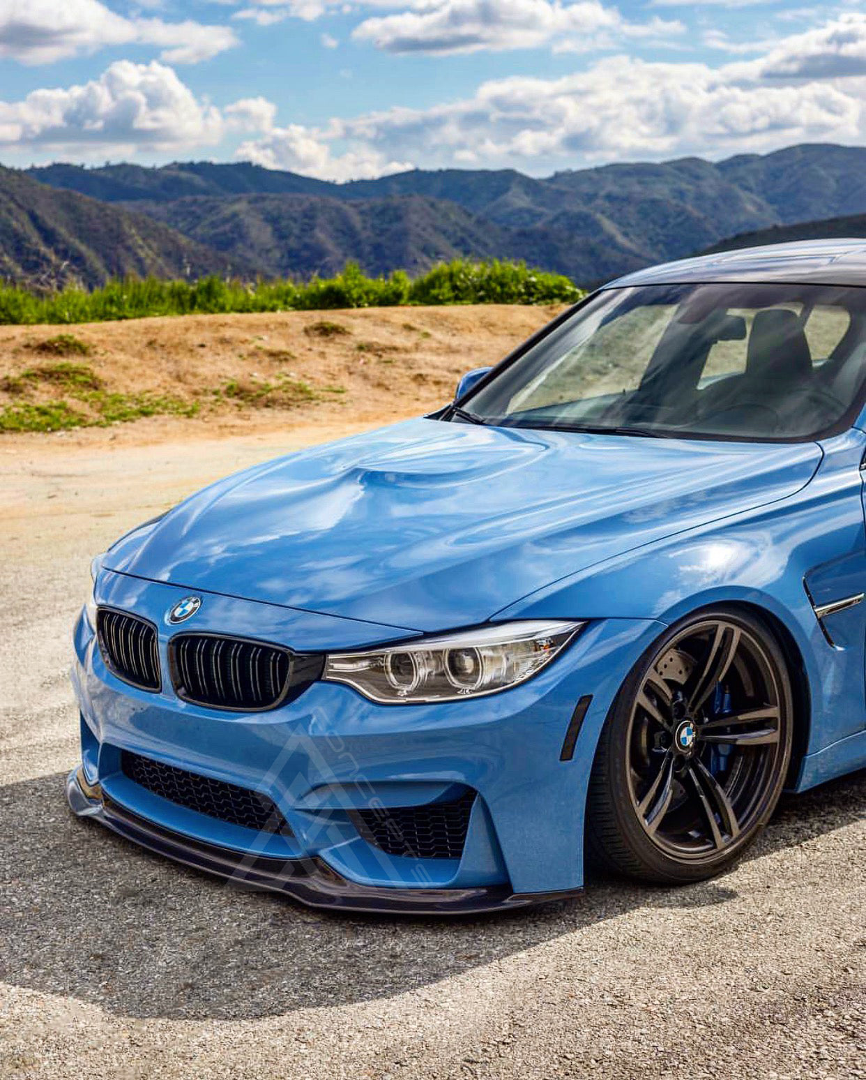 F80 M3 F82 M4 V Style Carbon Fiber Front Lip