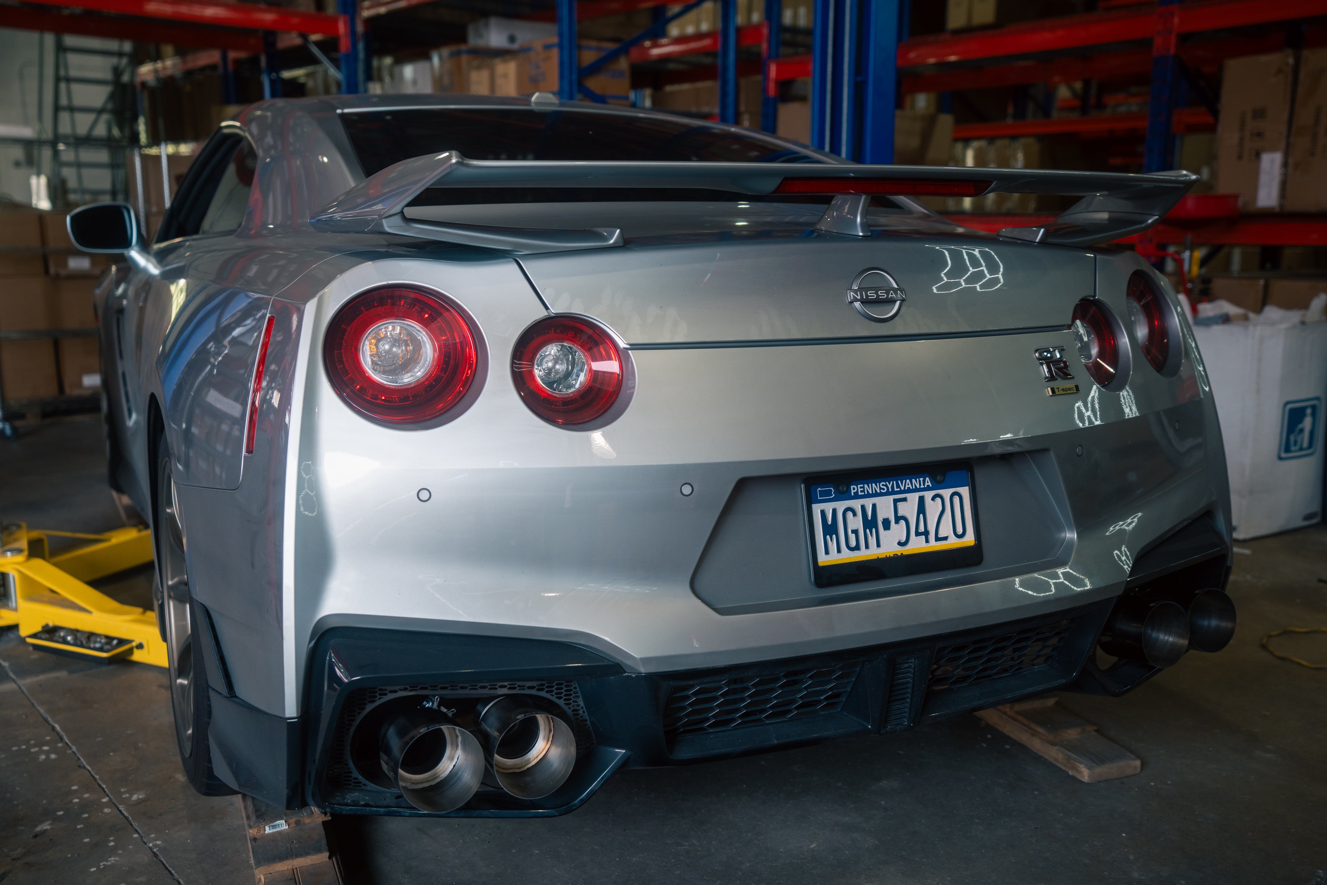 Nissan GTR R35 Valved Sport Exhaust System