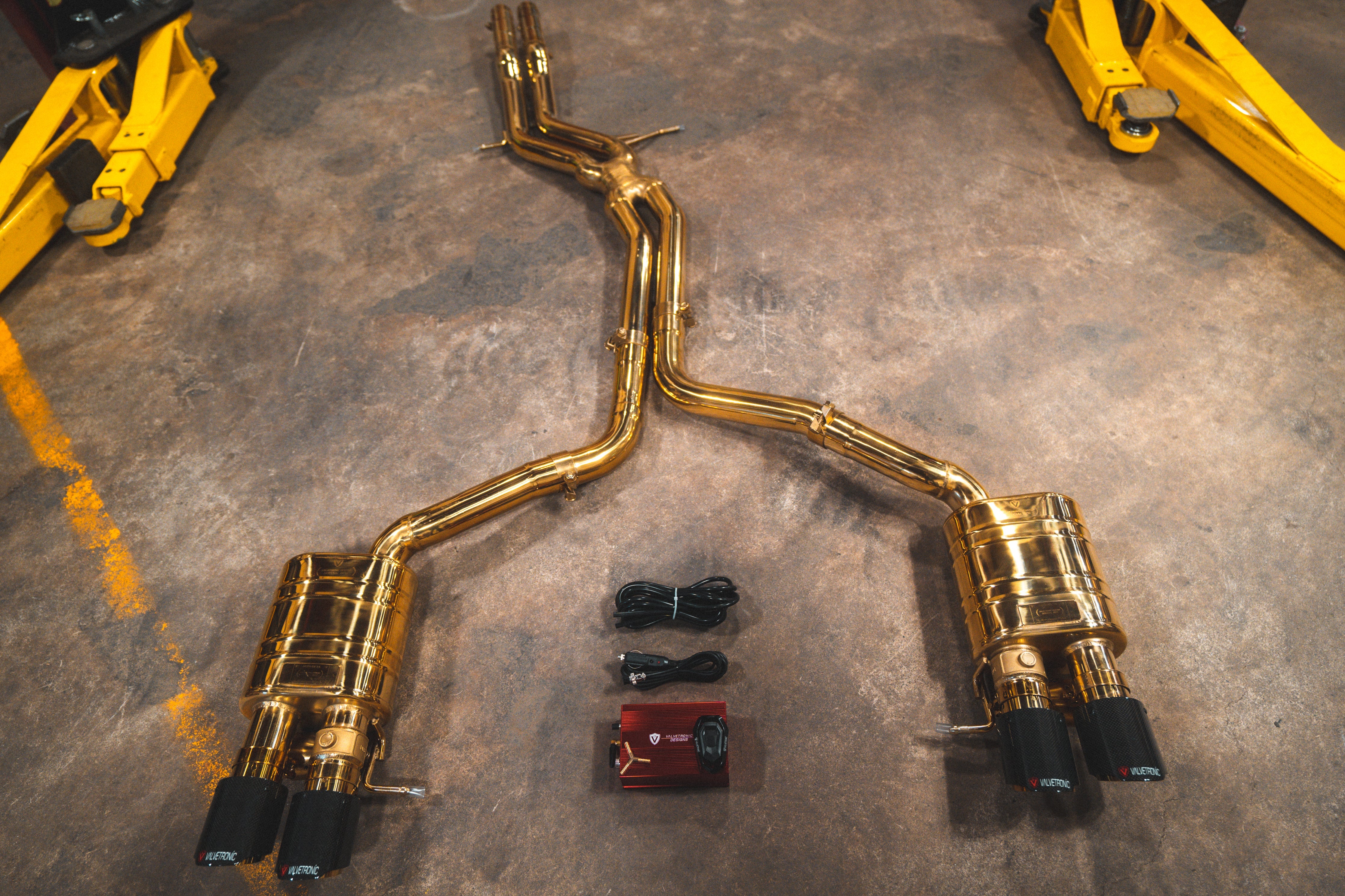 Full Gold Finished System With Exaust Controller