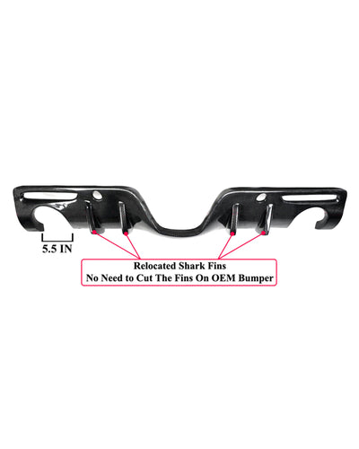 AG Style Carbon Fiber Rear Diffuser – Toyota A90 / A91 Supra