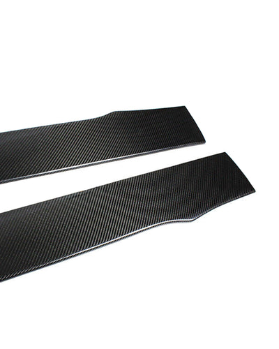 Carbon Fiber Winglet Side Skirts – Universal BMW Fitment