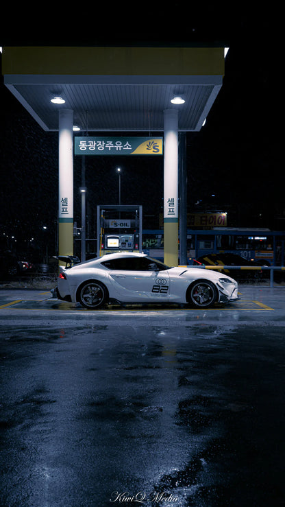 Toyota GR Supra AT-R2 Taller Swan Neck Wing