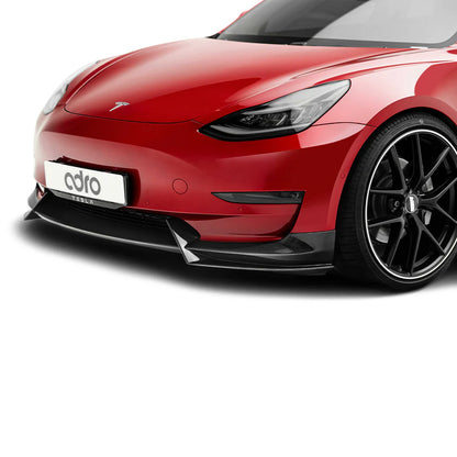 Tesla Model 3 Premium Prepreg Carbon Fiber Front Lip