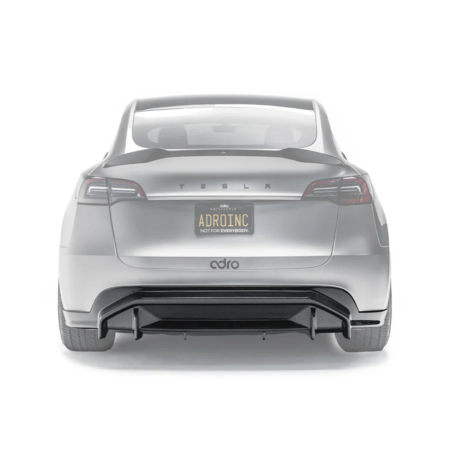 Tesla Model Y V2 Carbon Fiber Rear Diffuser