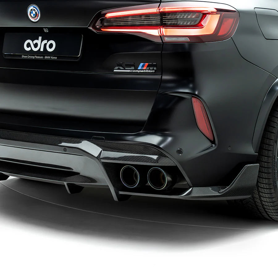 BMW F95 X5M Carbon Fiber Rear Diffuser