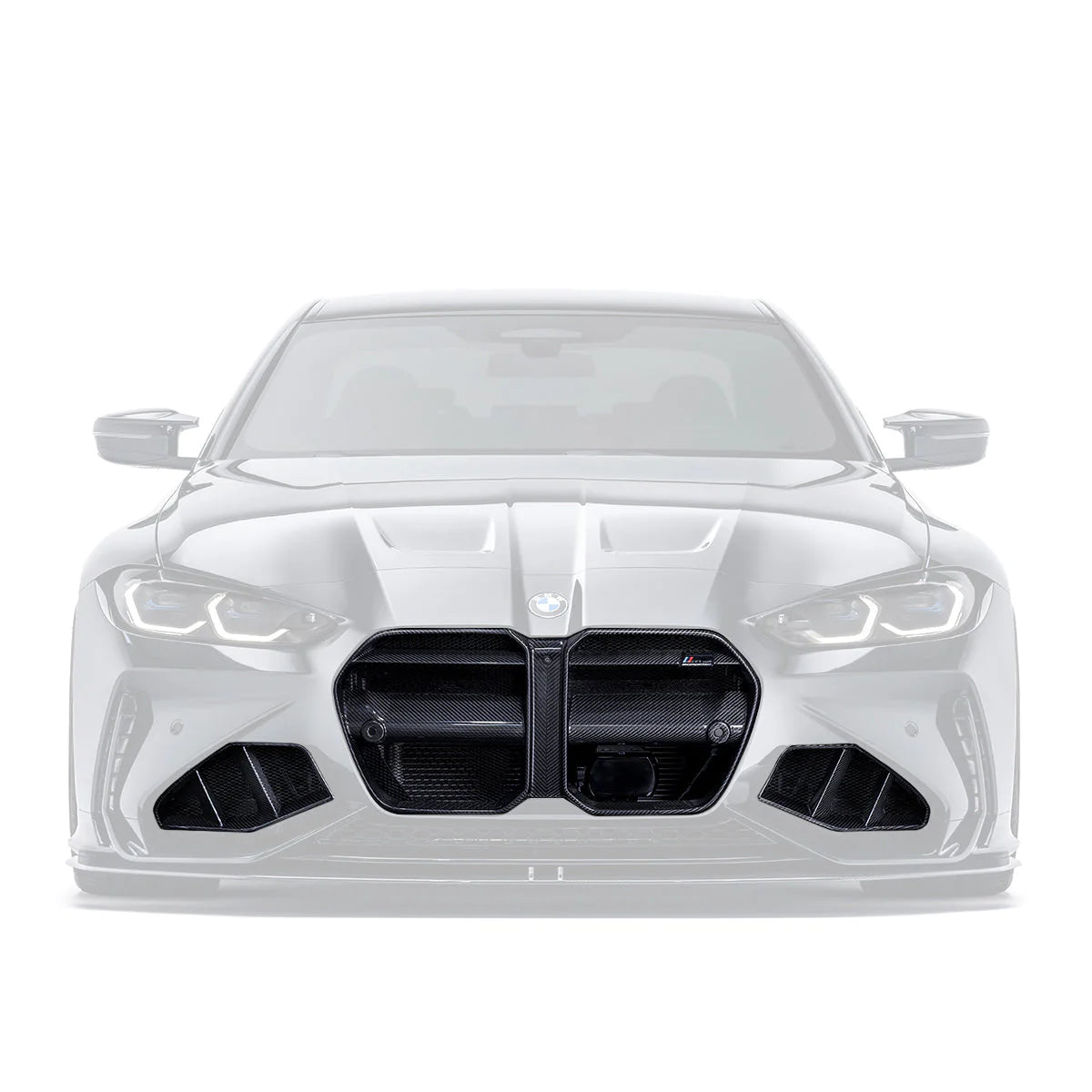 BMW G8X M3/M4 Front Bumper Carbon Fiber Grille & Duct Vent Set