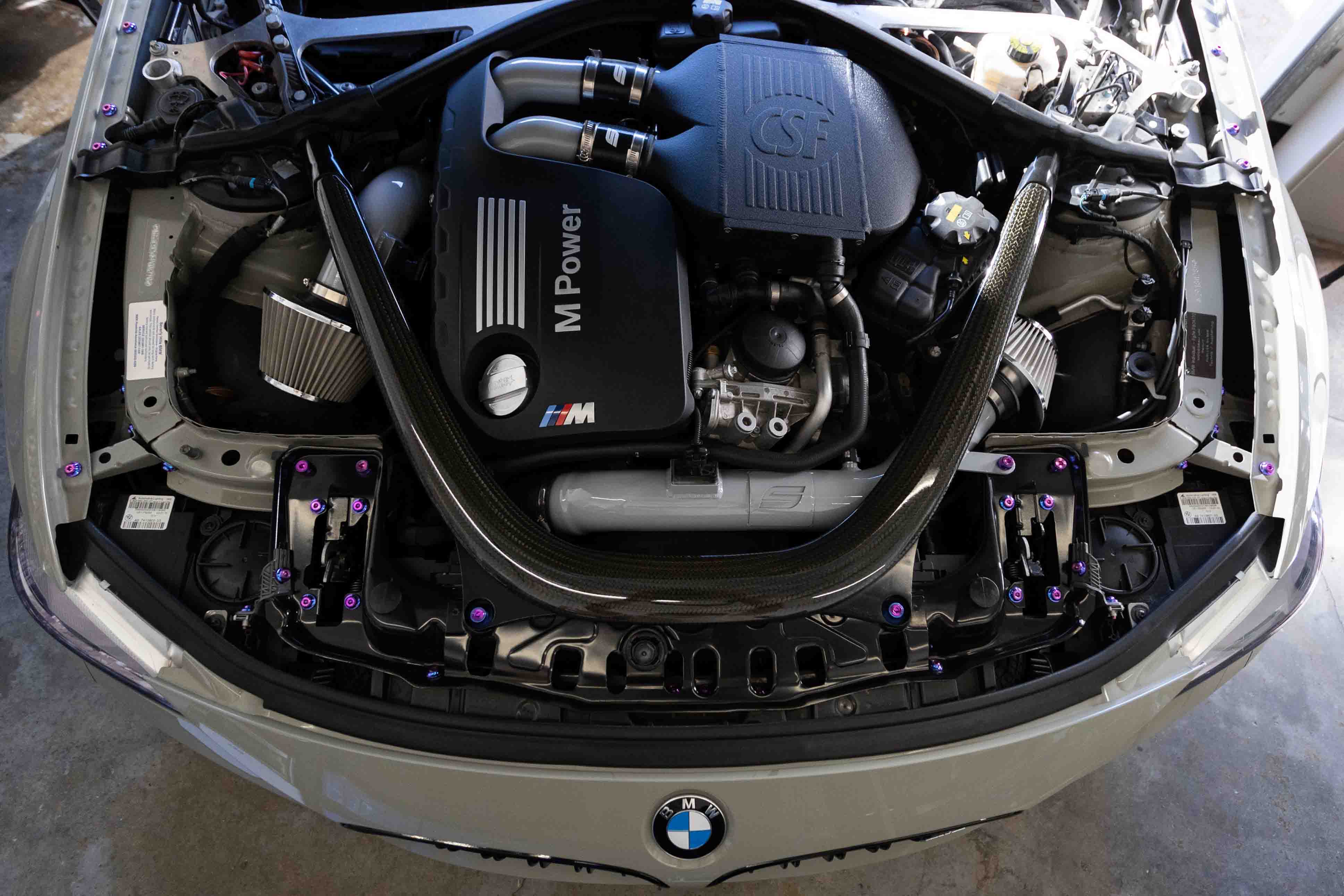 Titanium BMW 2014-2019 F8x M2C/M3/M4 Dress Up Hardware Kit (F80/F81/F82/F83/F87)