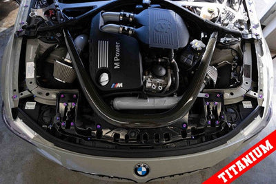 Titanium BMW 2014-2019 F8x M2C/M3/M4 Dress Up Hardware Kit (F80/F81/F82/F83/F87)