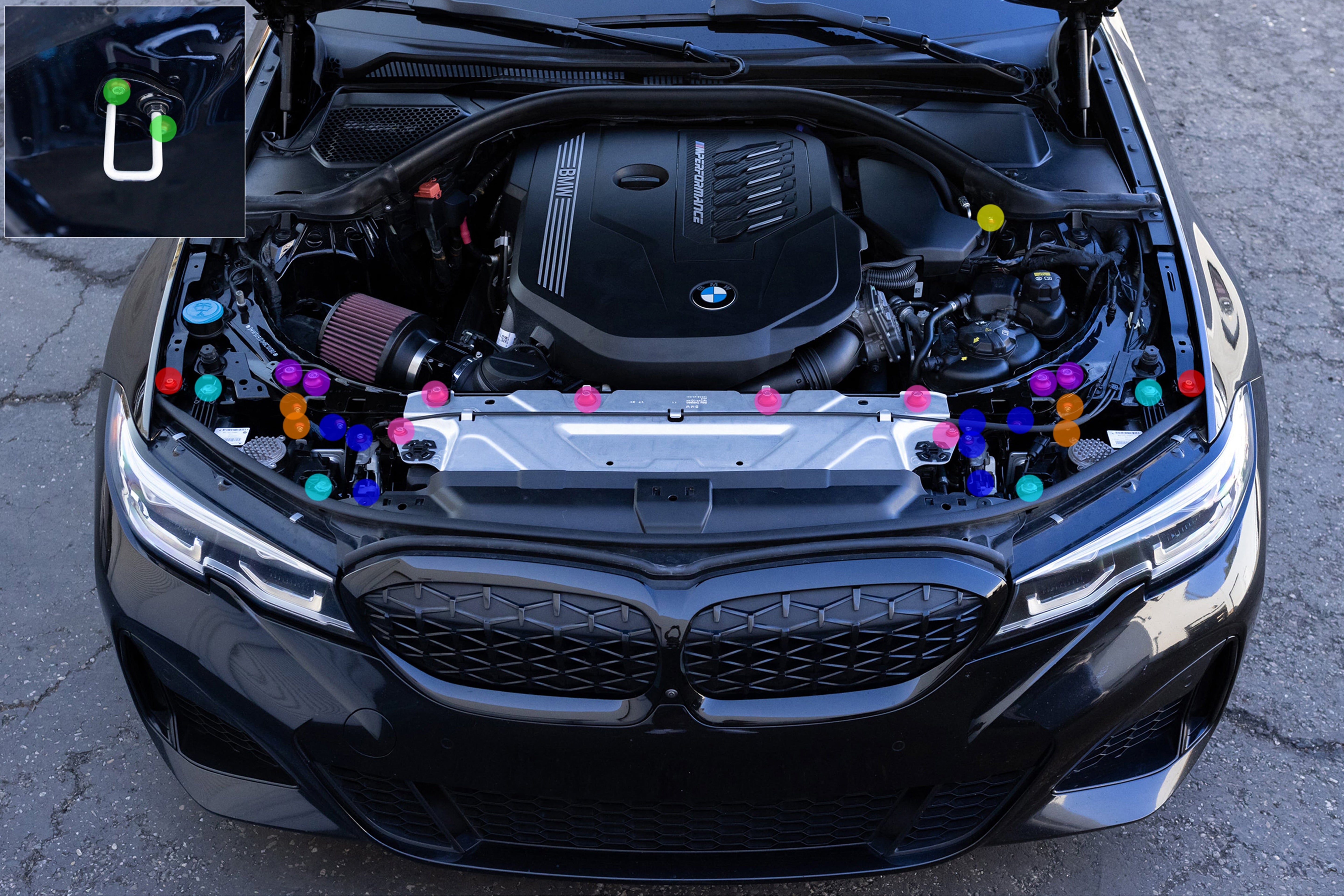 BMW 2/3 Series 2019+ Dress Up Hardware Kit (G20/G21/G28/G42)