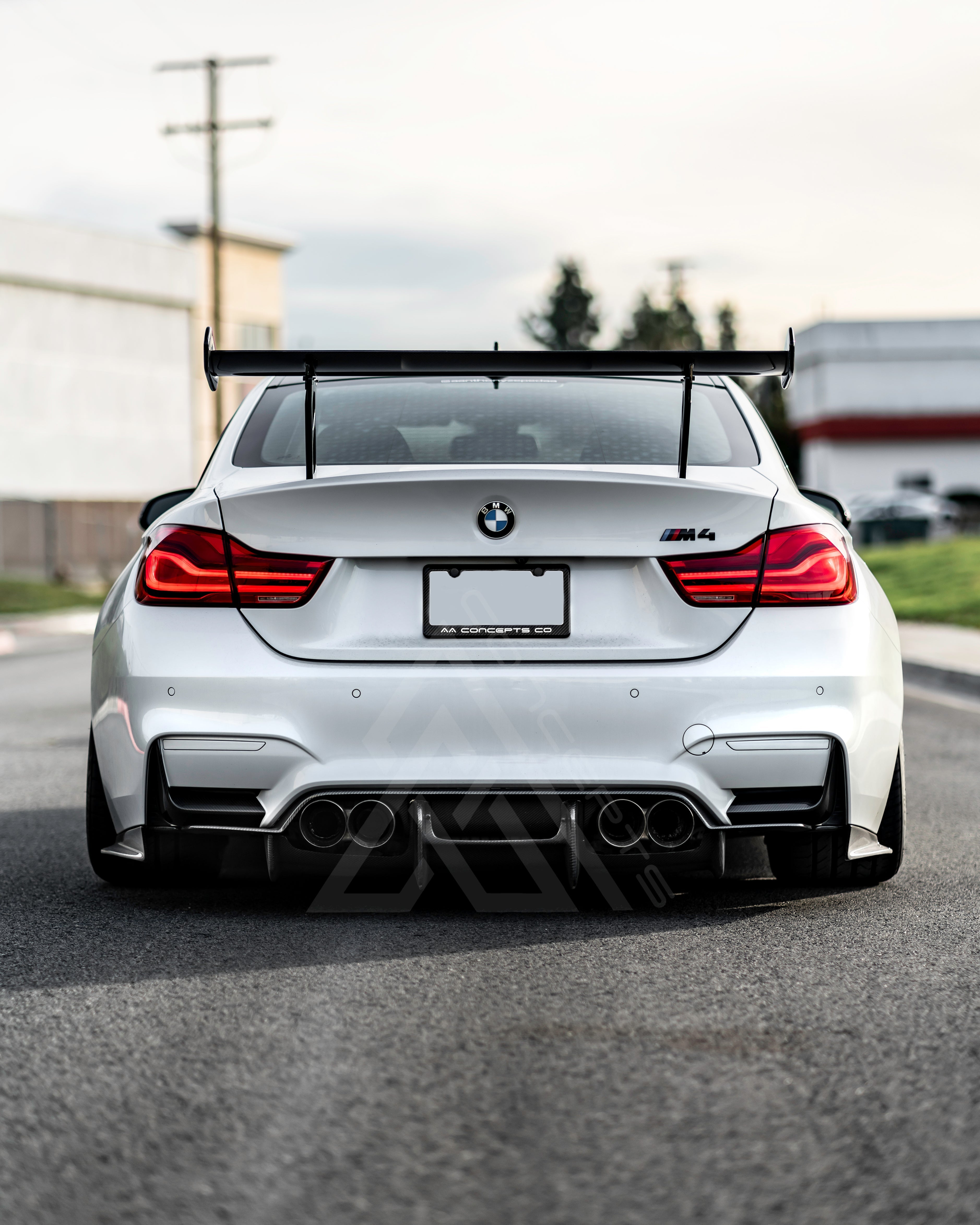 F80 M3 F82 M4 Carbon Fiber Rear Valance Covers