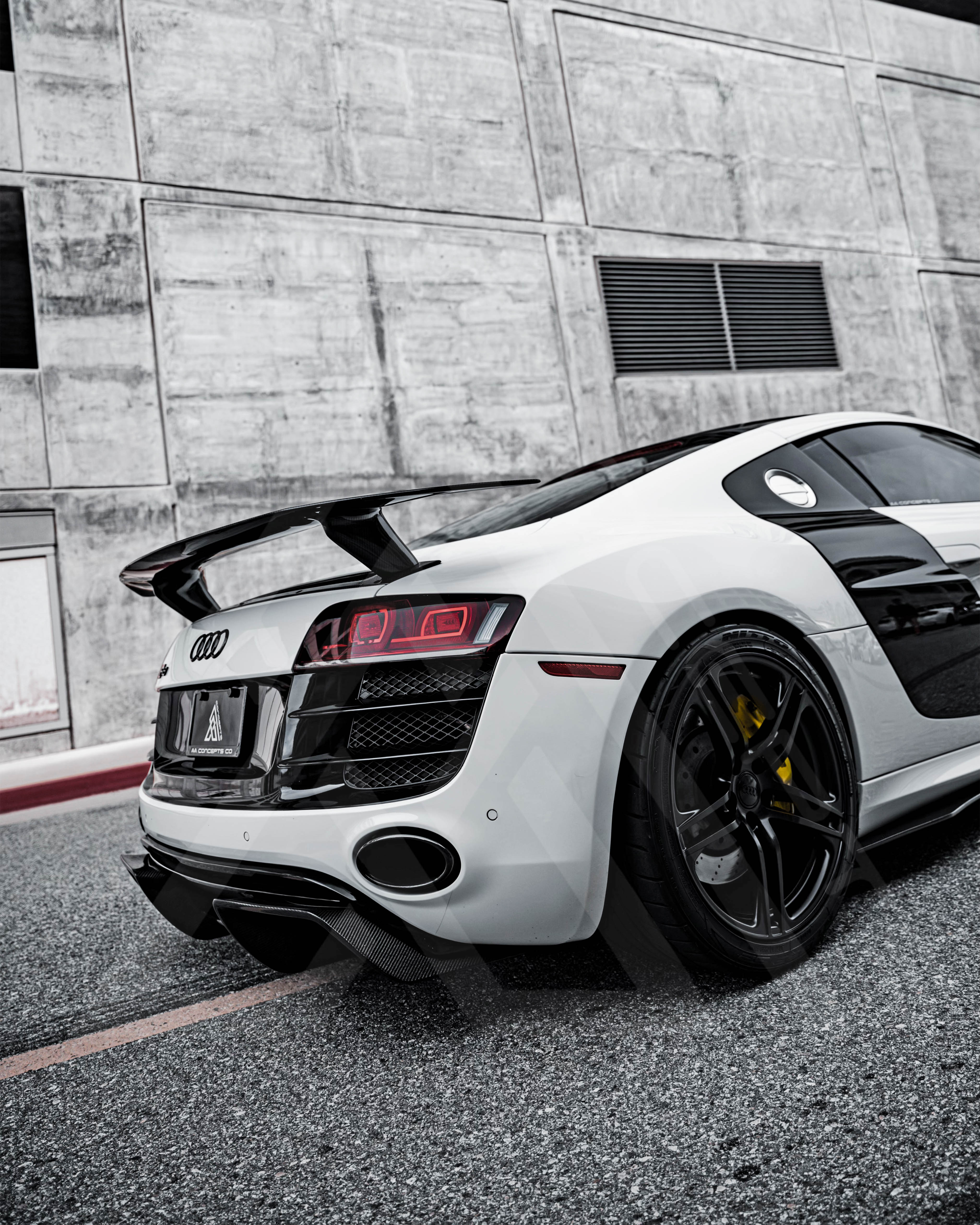 Audi R8 Carbon Fiber LB Style Diffuser