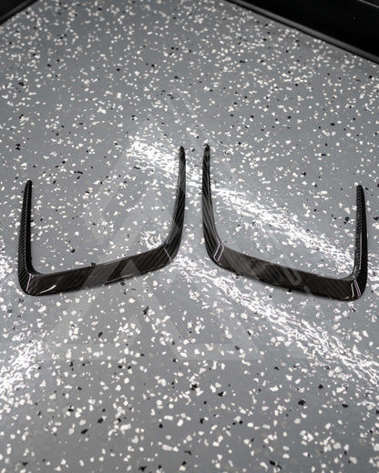 G80 M3 G82 M4 Carbon Fiber Hood Vent Trims