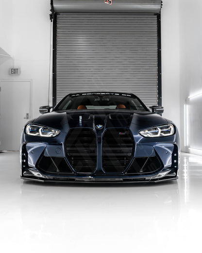 G80 M3 G82 M4 Carbon Fiber Front Fangs