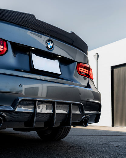Signature Series Carbon Fiber Rear Diffuser – BMW F30 3 Series