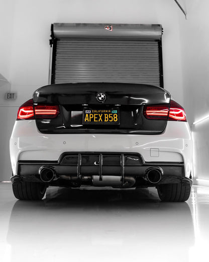 Signature Series Carbon Fiber Rear Diffuser – BMW F30 3 Series