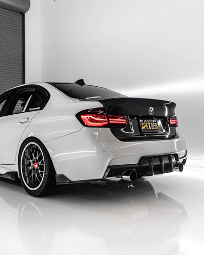Signature Series Carbon Fiber Rear Diffuser – BMW F30 3 Series